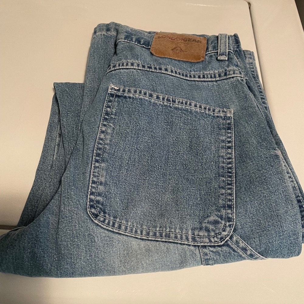 Vintage Women’s London Jeans Painter Carpenter Denim 100% Cotton USA 6 Tall